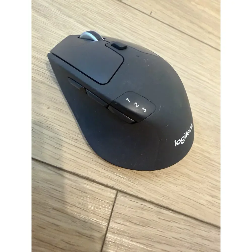 Logitech - M720 Triathlon Wireless Optical Mouse - Wireless - Black -